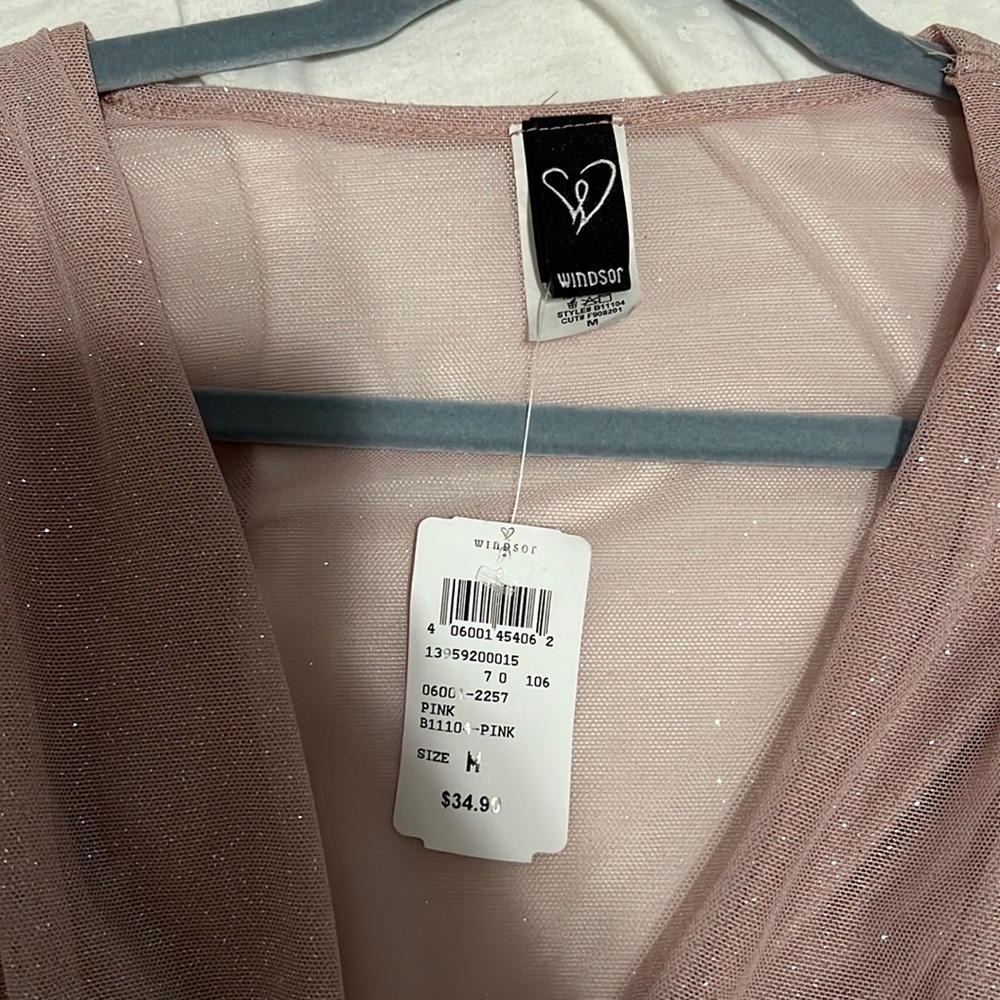 Windsor glitter low cut bodysuit
